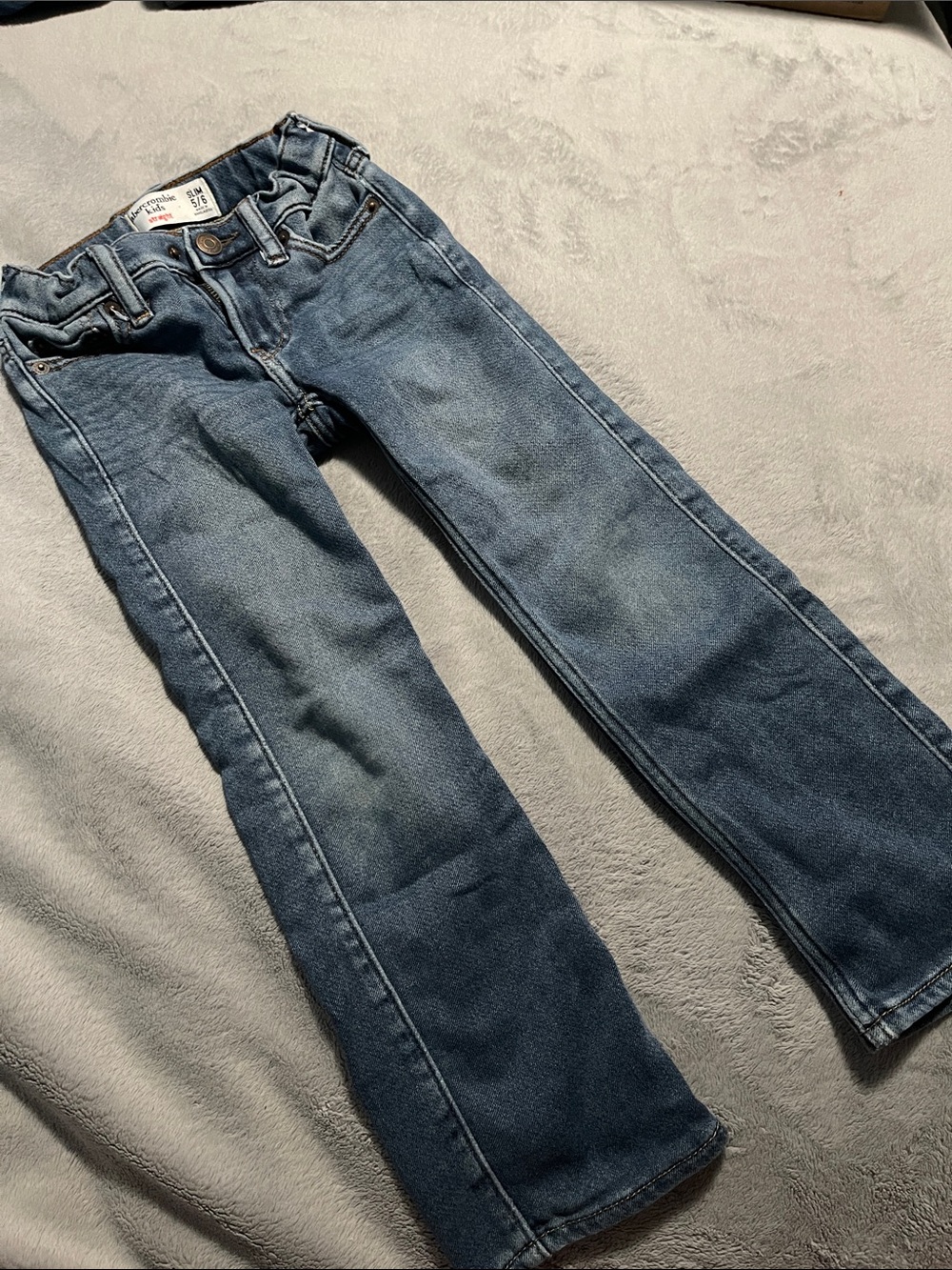 abercrombie kids Medium Blue Straight-Leg Jeans